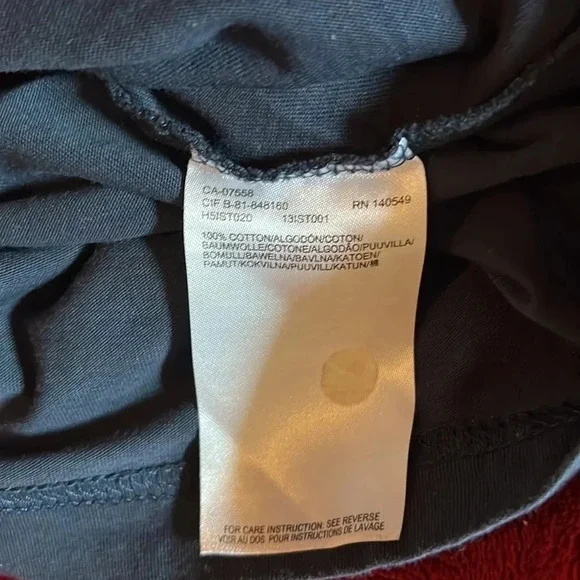 Mexx Navy vintage style cotton graphic short sleeve T-shirt Sz S - Picture 11 of 11